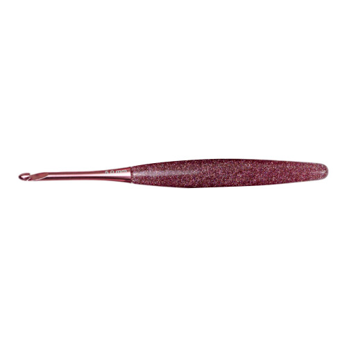 Comfortable Plastic Grip Aluminium Crochet Needle for-5.0mm