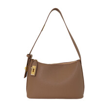 Fashionable Handbag Waterproof Perfect For Office-Light Brown