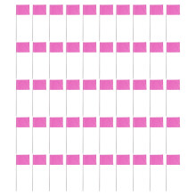 Marqueurs colorés de limites de PVC parfaits pour la-Rose
