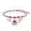 Versatile Stainless Steel Handmade Wrist Bangle-06 rose gold 1