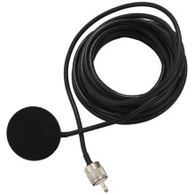 5X Tc-M55 2.16 Inch Nmo Magnetic Mount Base (Indoor) with 5M(16.4Ft) Rg58 Coaxial Cable Pl-259 Plug