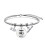 Adjustable 316L Steel Adjustable Snake Bracelet With-08 Silver 1