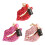 Schlüsselanhänger in Lippenform, modischer-Rosenrot 2