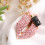 Schlüsselanhänger in Lippenform, modischer-Rosenrot 6