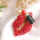 Schlüsselanhänger in Lippenform, modischer-Rosenrot 7