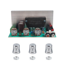 Placa Amplificadora de Potencia de Audio Estéreo Dual de 50 W + 50 W CA 15-18 V, Módulo de Película Gruesa STK de 2.0 Canales para Altavoces DIY.
