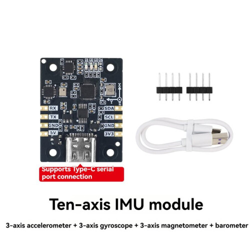 IMU High-Precision Attitude Sensor Module 10-Axis Support AHRS Attitude Calculation for ROS Robot 1