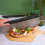 DOLCE MARE Stainless Steel Pizza Cutter Rocker Blade with Black Handle 4