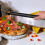 DOLCE MARE Stainless Steel Pizza Cutter Rocker Blade with Black Handle 5