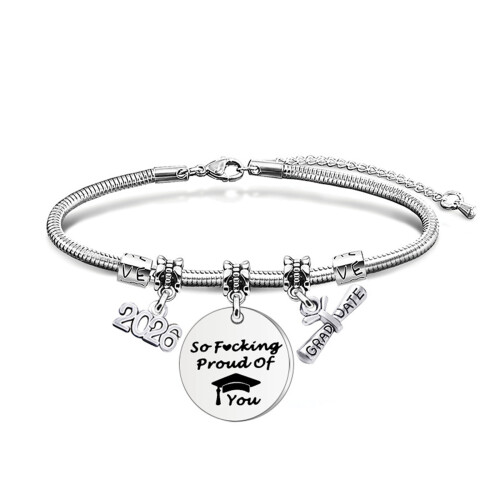 Bracelet réglable unique en os de serpent, parfait-10 Argent