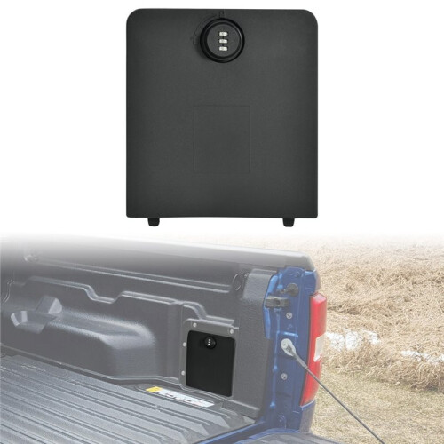 Bed Security Lockbox Cover with Code Lock for  Maverick 2022-2025 Rear Side Organizer Storage Box Panel Cover 1