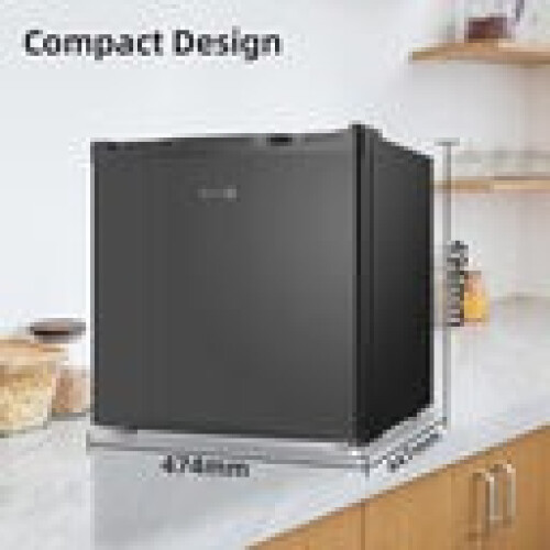 CHiQ CSD31D4EU 31L Table Top Mini Freezer - Dark Inox - E Rated 1