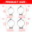 4-pack Precision Engineered Bike Brake Line Clip-28,6 mm 4