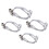 4-pack Precision Engineered Bike Brake Line Clip-28,6 mm 5