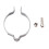4-pack Precision Engineered Bike Brake Line Clip-28,6 mm 7