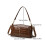 Mode PU lederen handtas dames schoudertas dames schouder-bruin 4