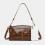 Mode PU lederen handtas dames schoudertas dames schouder-bruin 5