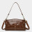 Crocodiles Pattern Small Square Purse Fashion PU Leather-Red 6