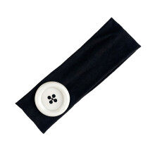 Modieuze hoofdband Leuke knoophaarband Zacht en comfortabel-10