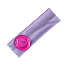 Bandeau élastique à gros boutons pour femmes et filles,-11
