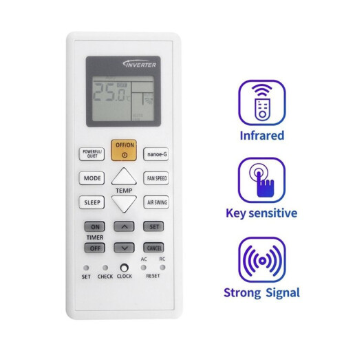 Replace A75C10600 AC Remote Control for  A75C10600 Air Conditioner Remote Control 1