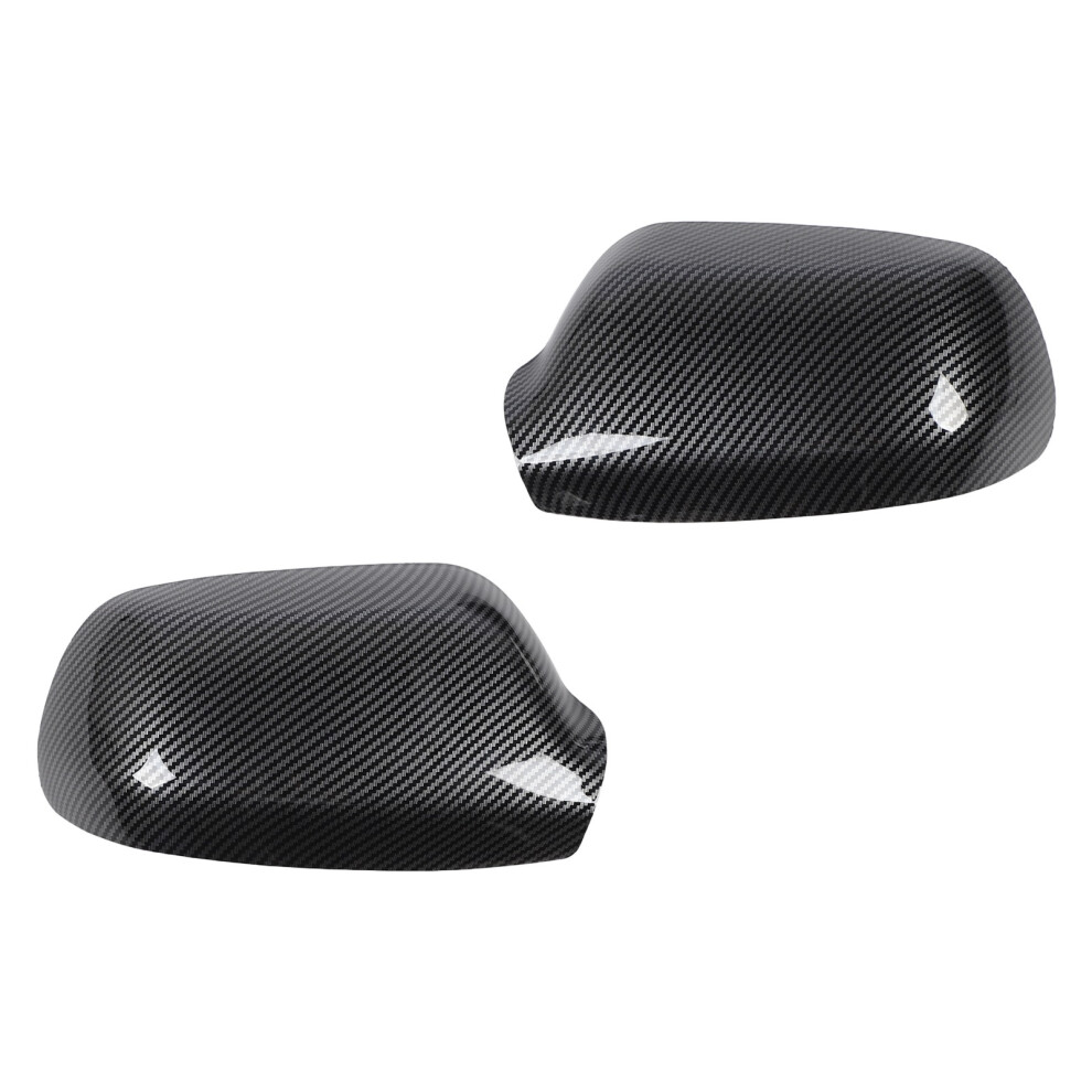 Carbon Fibre Style Mirror Caps 1 Pair 7055741337406