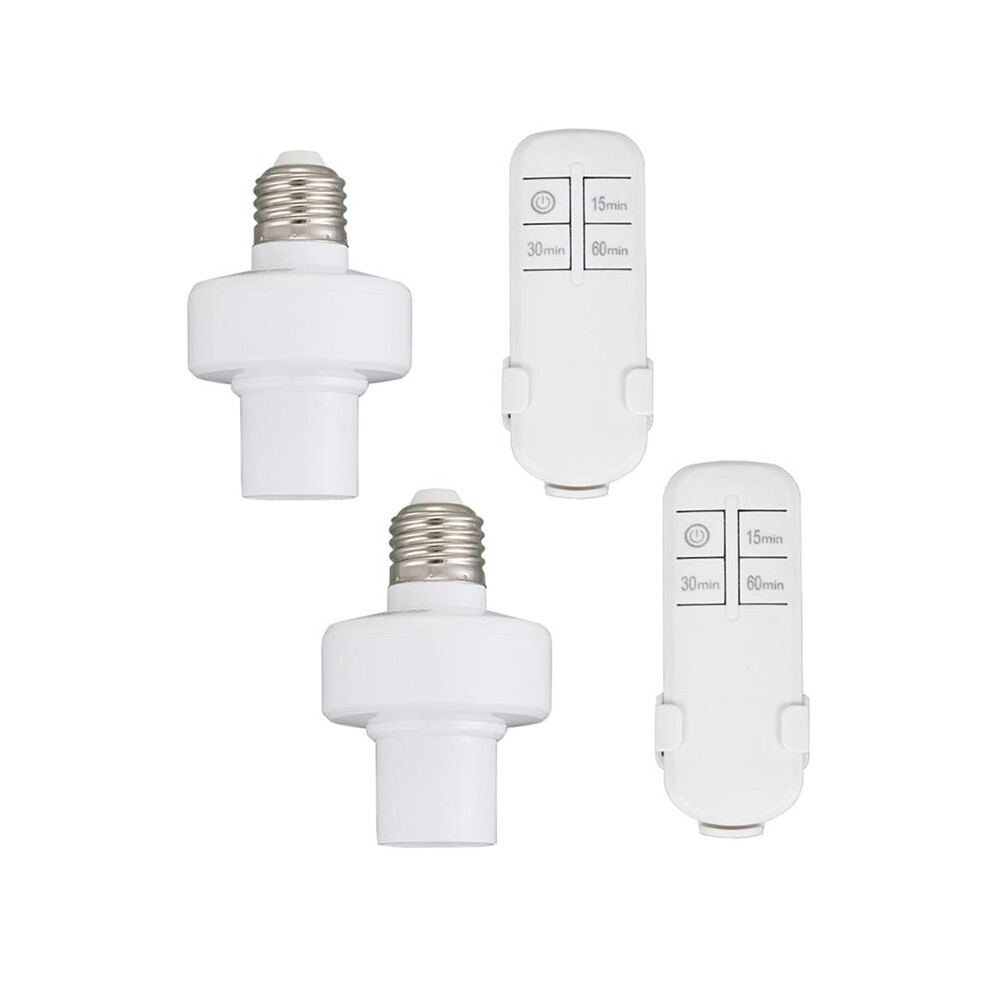 Remote Control Socket,Wireless Kit With Timer,E26 E27 Bulb Lamp Holder ,For Attic,Garage,Stairwell Light 6033681290396