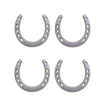 Metall-Wandbehang, Hufeisen-Dekoration, Gusseisen,-4 Stück