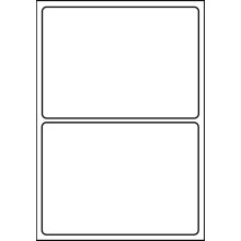 SmithPackaging A4 Self Adhesive Address Labels, 2 Labels Per Sheet, 20 Sheets, 199.6 x 143.5mm, 40 Labels