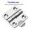 Dobradiças de  de Aço Inoxidável para Serviço Pesado, Dobradiças de Grau Marítimo, 2 Polegadas X 2 Polegadas (50 mm X 50 mm), (12 Peças) 8