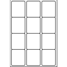 SmithPackaging A4 Self Adhesive Address Labels, 12 Labels Per Sheet, 20 Sheets, 63.5 x 72mm, 240 Labels