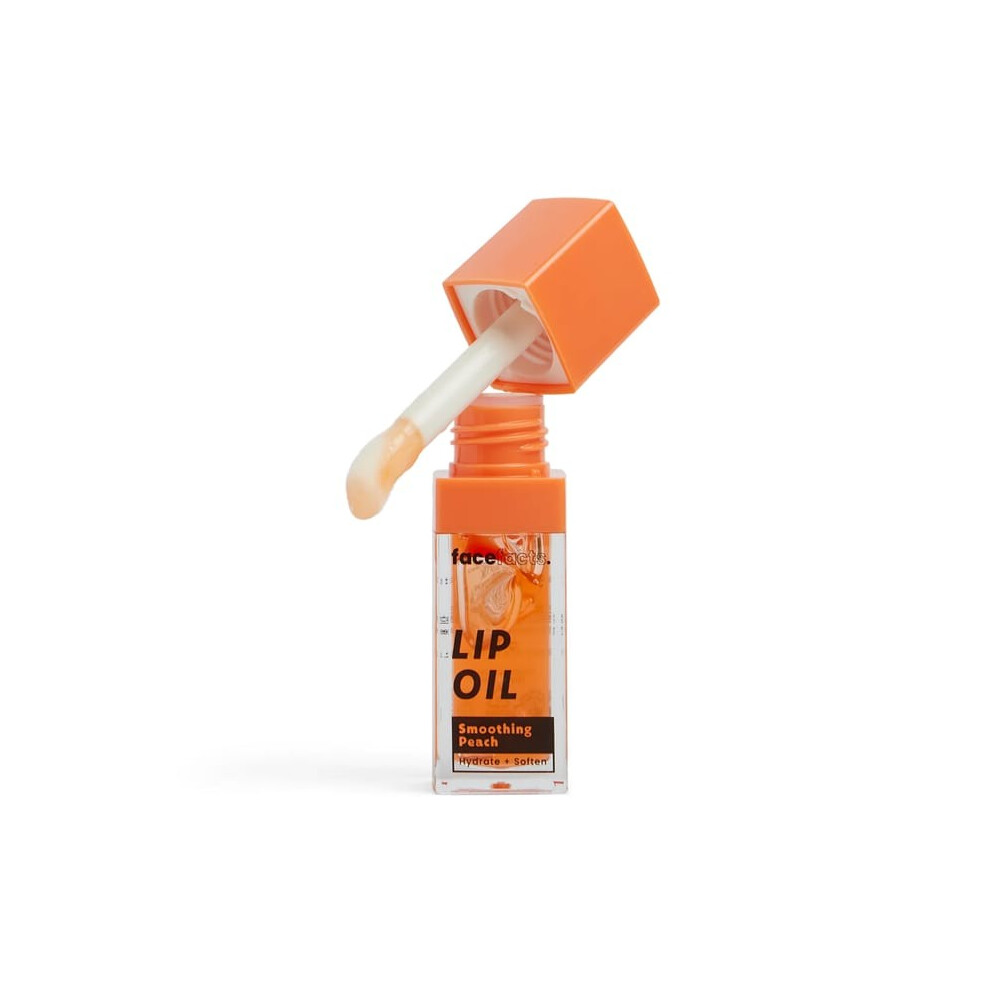 Peach Face Facts Lip Oil 9Ml. Smoothing Nourish & Hydrates