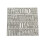Decorative plaque - Vintiun - Customizable - Star pattern - Adhesive wood 8.519 cm 2
