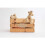 Decorative plaque - Vintiun - Customizable - Star pattern - Adhesive wood 8.519 cm 4
