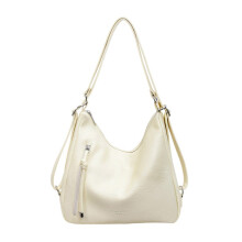 Sac à dos élégant en cuir PU avec bandoulière Convertible,-Jaune