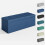 MCC Foldable Storage Ottoman Bench with Lid, Extra Large Storage Chest Footstool Space Saving Seating & Storage Solution, 110 × 38 × 38 cm, BLUE 1
