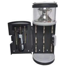 Lampe de Secours avec Trousse à Outils, Lanterne Portable D'Extérieur, Cadeaux de Pêche pour Camping, Pêche, Randonnée, Éclairage