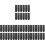 200Pcs Multi-Use Black Plastic Cord Locks for Camping and Outdoor Gear 1