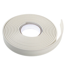 4Rolls White Eva Peel and Stick Wall Molding Flexible Trim Strips