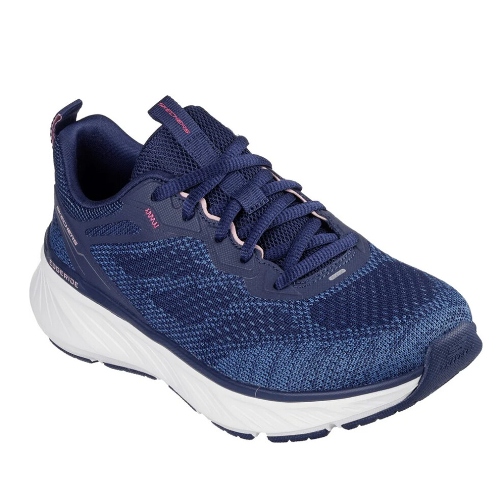 Skechers (7 Uk, Navy/Pink) Womens/Ladies Edgeride Power Flow Trainers