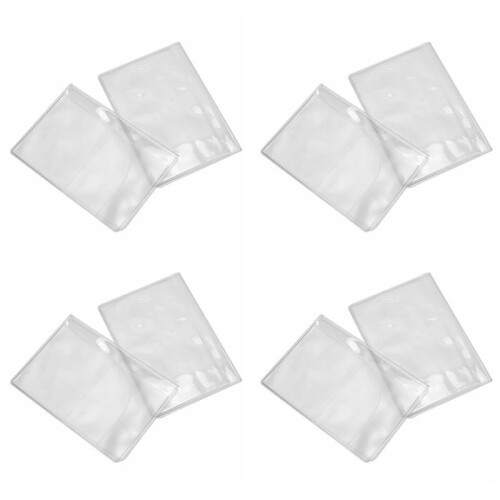8 X Couverture de Passeport Transparent A la Mode