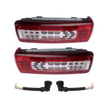1Pair 24V Led Truck Tail Lamp with Plugs for Truck FMX 500 for Truck Led Tail Lights 82483074 82483073
