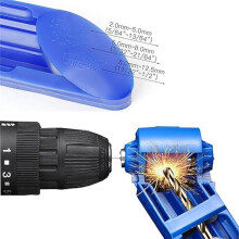 Portable Drill Bit Sharpener with Grinding Wheel Sharpening Drill Bit Tool for Metal Iron Drill Polishing Drill Grinder