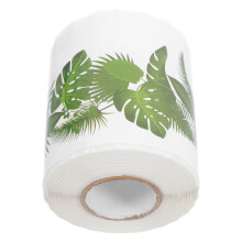 5Rollen Waterbestendige Groene Border Sticker Met Boomblad Patroon