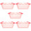 5St Roze Metaal Winkelmand Mini Multifunctionele Opslag En Decoratie 1