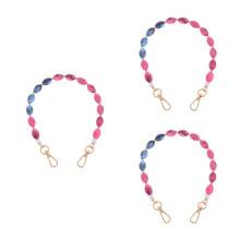 3Pièces Chaînes Rose Pour Sac DIY Accessoires Croisés