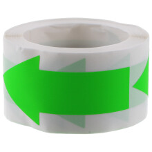 2Rollen Anti-Slijtage Groene Labelstickers Met Pijlen Voor