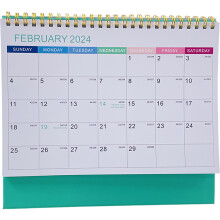 2024 Desk Calendar Flip Calendar for Home and Office