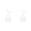 2Stk Dekorative Glasvase Transparent Blumenbehälter Wohnaccessoire 1