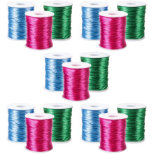 15Rollen Gekleurd Haken En Breigaren Polyester Macrame Voor